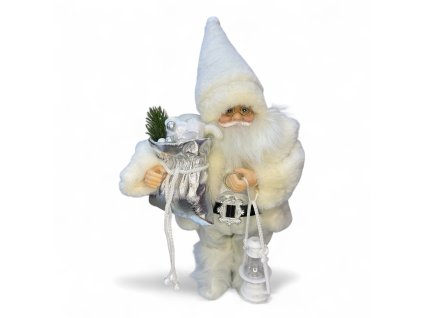 vianocna-dekoracie-santa-claus-biely-s-lampasom--30-cm-