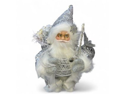 vianocna-dekoracie-santa-claus-strieborny--30-cm-