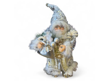 vianocni-dekoracie-santa-claus-strieborny-v-kabate--30-cm-