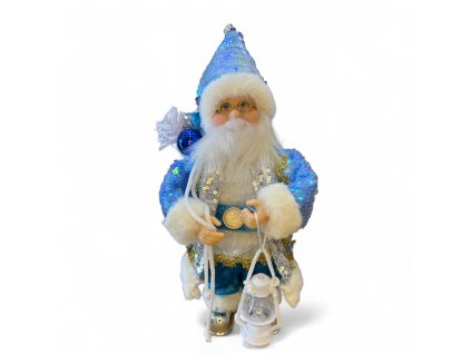 vianocni-dekoracie-santa-claus-svetlo-modry-s-lampasom--30-cm-
