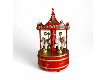 hraci-kolotoc-s-konikmi--cerveno-zlaty-