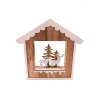 152075 drevena svitici dekorace dum jelen a lan