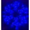 Vánoční LED dekorace - Vločka 50 cm (SVÍTÍCÍ) (Opicka Modrá)