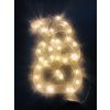 Svítící LED sněhulák - různé velikosti (Osvětlení 30 cm (studená bílá))