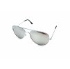 Sluneční Brýle Aviator - Stříbrné zrcadlové