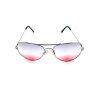 Sluneční Brýle Aviator - Růžovo-šedé