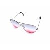 Sluneční Brýle Aviator - Růžovo-šedé