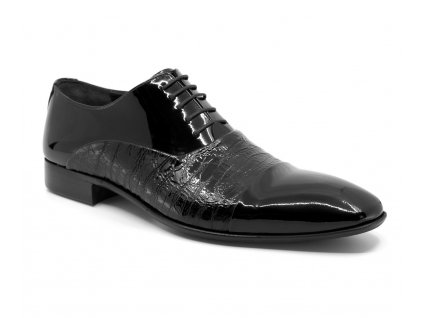 Pánská luxusní společenská obuv Dapi manager hnědá 15620 (Velikost 40)