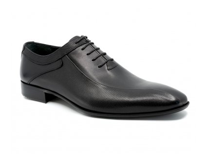 Pánská luxusní společenská obuv Dapi manager černá 15621 (Velikost 40)