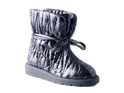 Dámské kotníkové sněhule Dapi černé/lesk 27996 G