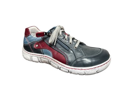 Dámské kožené polobotky Kacper šedé 28996 K