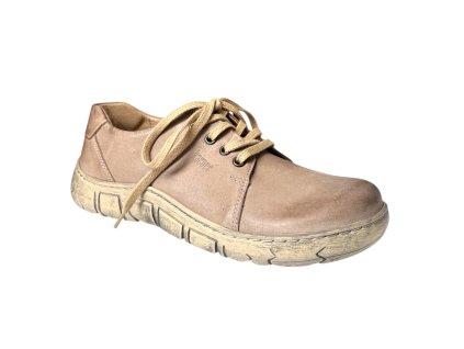 Dámské kožené polobotky Kacper béžové 29017 H