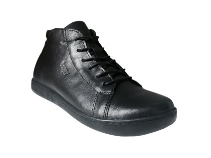 Dámská kožená kotníková obuv Kacper černá 29011 G