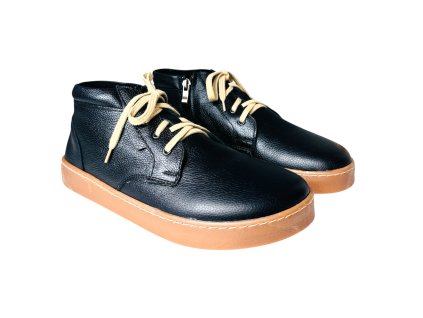 Dámská barefoot kotníková obuv Dapi černá 29049 K