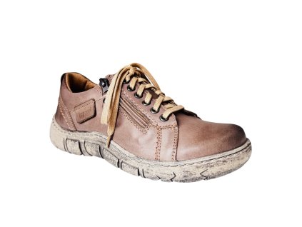 Dámské kožené polobotky Kacper béžové 29052 K