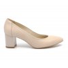 Dámské kožené lodičky Dapi béžové 27559 F (Velikost 36)