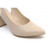Dámské kožené lodičky Dapi béžové 27566 F (Velikost 35)