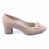 Dámské kožené lodičky Dapi béžové 27962 F (Velikost 36)