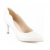 Dámské kožené lodičky Dapi bílá perleť 28091 F
