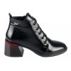 Dámská kožená kotníková obuv Dapi černá 27847 F