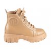 Dámská kožená kotníková obuv Dapi béžová 28310 F