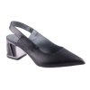 Dámské kožené lodičky Dapi černé 28524 F