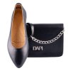 Dámské kožené baleríny Dapi černé 28675 F