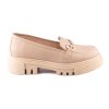 Dámské kožené mokasíny Dapi béžové 28613 G