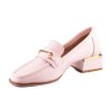 Dámské kožené mokasíny Dapi růžové 28800 F