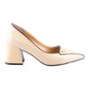 Dámské kožené lodičky Dapi béžové 28801 F