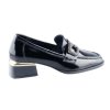 Dámské kožené mokasíny Dapi černé 28803 G