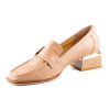 Dámské kožené mokasíny Dapi hnědé 28805 F