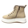 Dámská kožená kotníková obuv Dapi béžová 28818 G