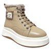 Dámská kožená kotníková obuv Dapi béžová 28818 G