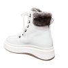Dámská kožená kotníková obuv Dapi bílá 28819 G