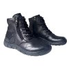 Dámská kožená kotníková obuv Kacper černá 28640 K