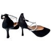 Dámská kožená společenská obuv Dapi černá 29026 F