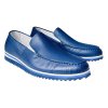 Pánské kožené mokasíny Dapi modré 15901 F/G