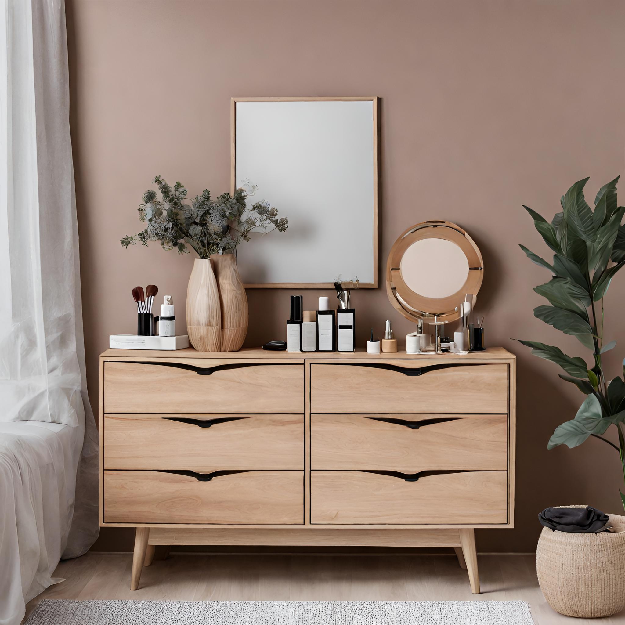 Come utilizzare in modo creativo una cassettiera in camera da letto?