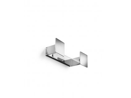52853.29 LINEABETA SKUARA dvojdržák háček dvojitý do koupelny chrom DARA interier design