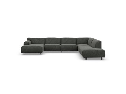 Elegantní antracitová modulová sedací souprava - Vesta