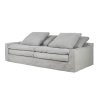 Sake 3 Seater LC Ribcord Grey side 2