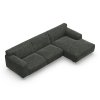 Antracitová sedačka pro 3 osoby