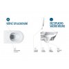 CAtalano toalety WC bez splachovacího kruhu NEWFLUSH Dara design