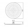 z94266 hlavová sprcha Zucchetti průměr 300 mm DARA DESIGN