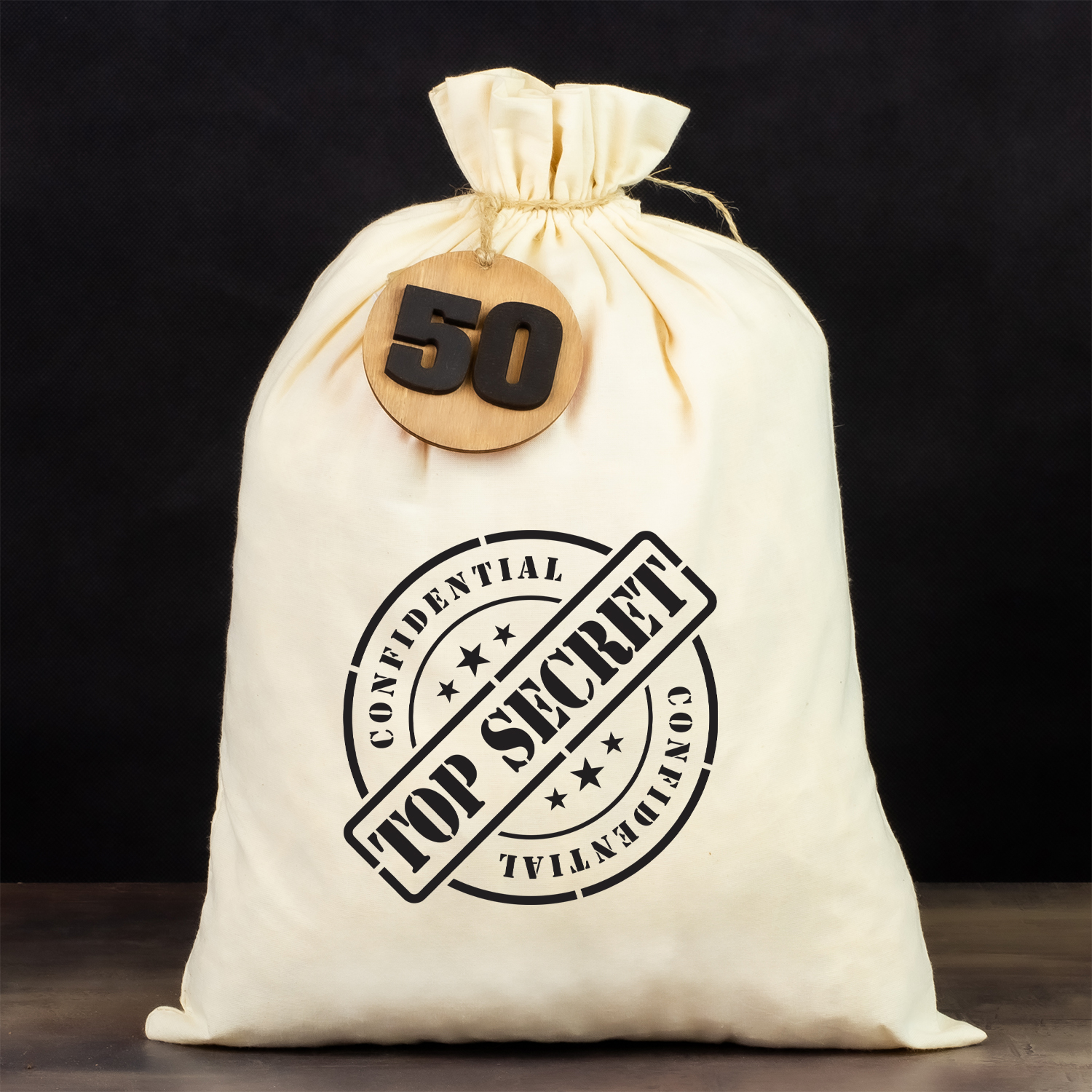 Bena s páčidlem, dárek pro tátu, bedna top secret LOGO: Top secret