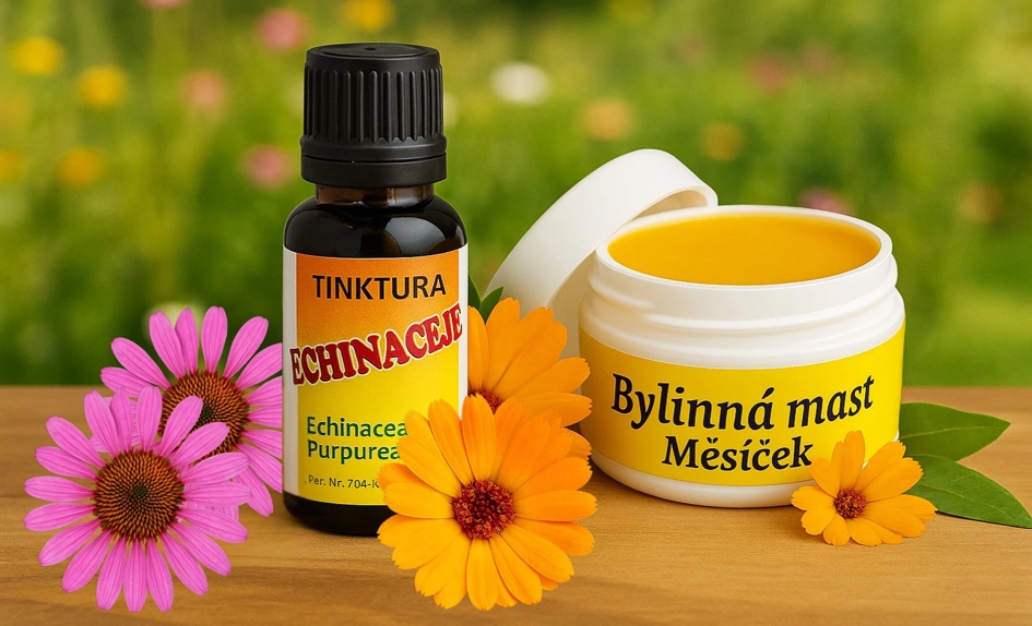 Tinktury a masti