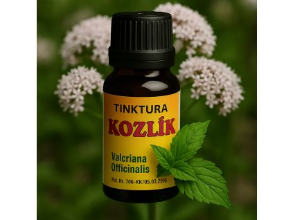 Tinktura KOZLÍK mezi květinami