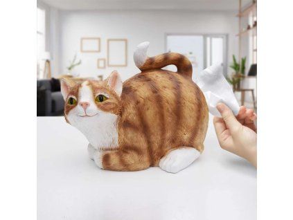 Drziak na vreckovky macka