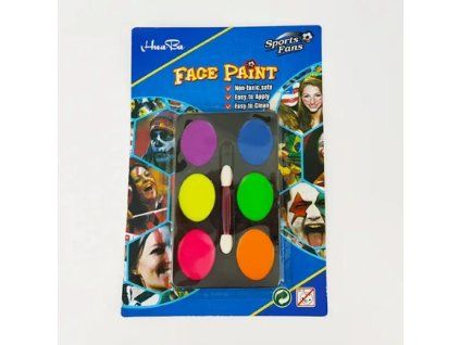 Farby na tvar – make-up suprava 6 farieb